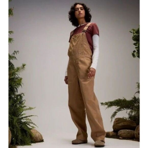 Alpine Design Women’s Sahara Sand Tan Overalls Size XL New - Picture 1 of 8